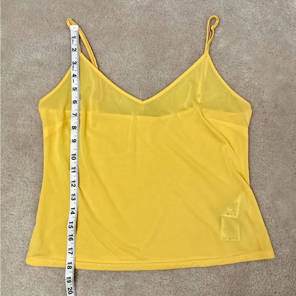 Pennyblack pleated yellow tank top with separate lining - Picture 8 of 14